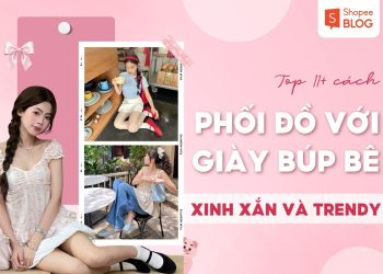 phối đồ với giày búp bê