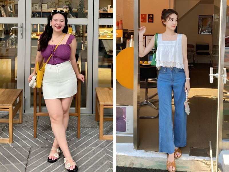 Áo hai dây bản lớn cho người bắp tay to 