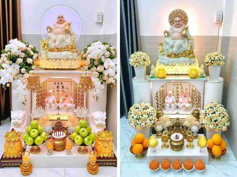 Cách trang trí bàn ông Địa ngày Tết hiện đại