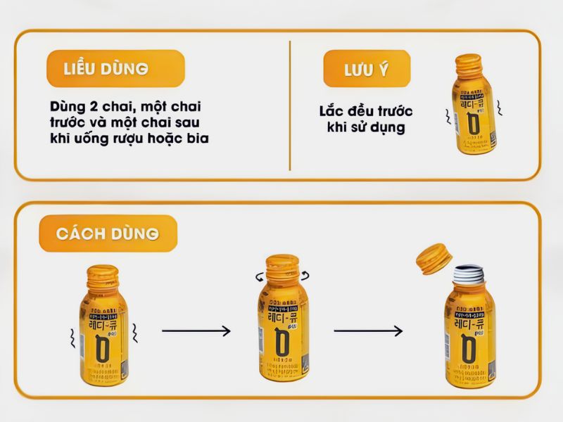 Hướng dẫn sử dụng nước giải rượu 