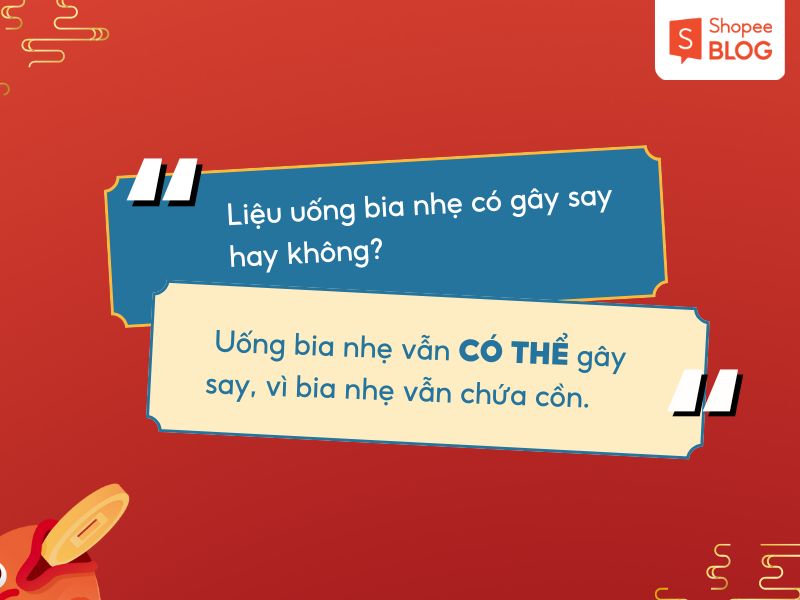 Giải đáp uống bia nhẹ có gây say không