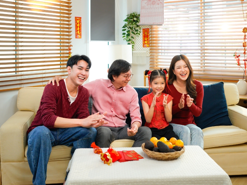 Các câu chúc Tết vui vẻ cho gia đình