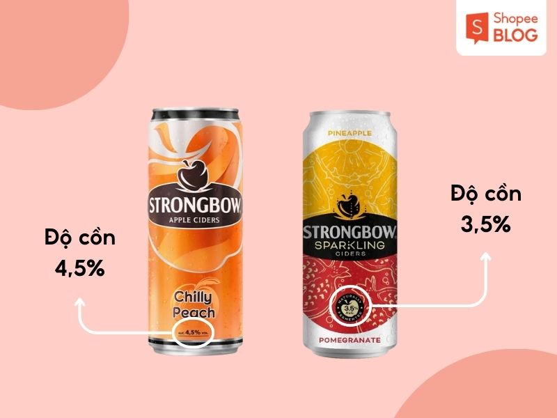 Nồng độ cồn của Strongbow