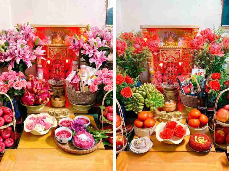 Cách trang trí bàn thờ ông Địa Tết nổi bật