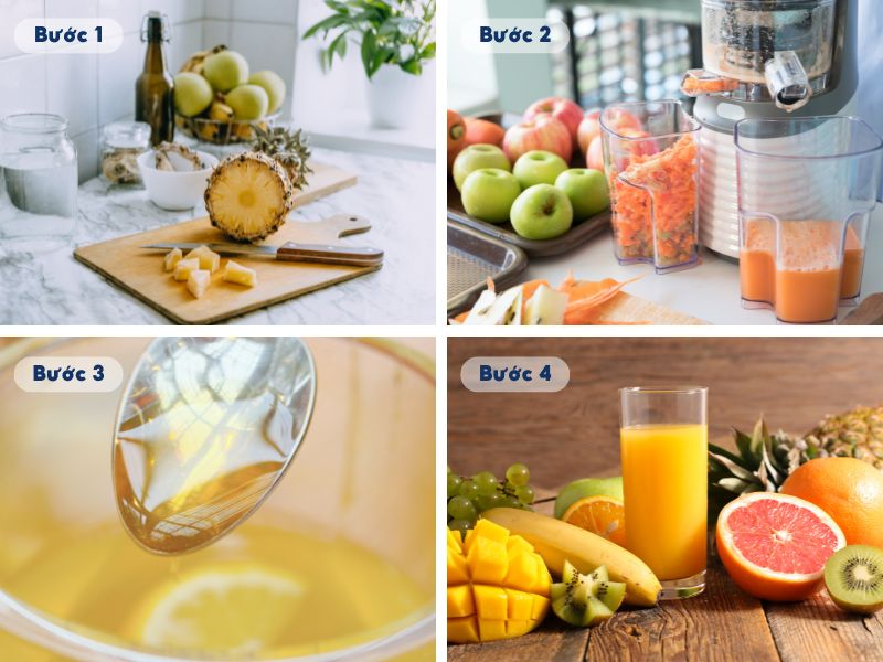 Cách giải rượu bia hiệu quả với nước ép 