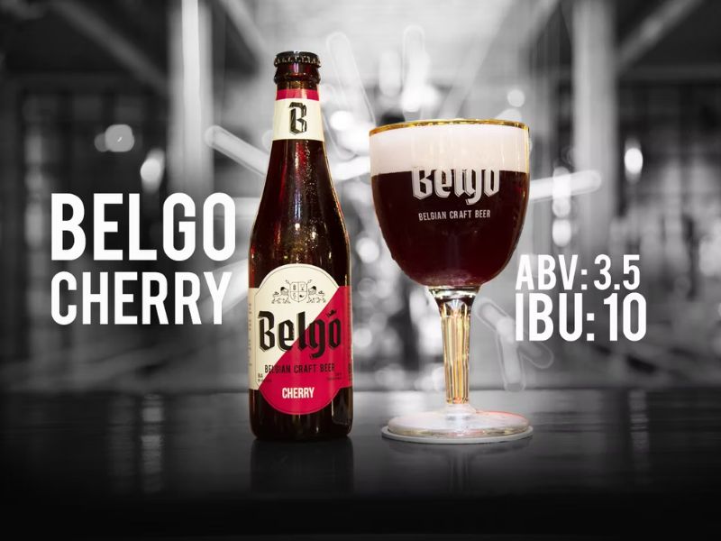 Bia Belgo Cherry
