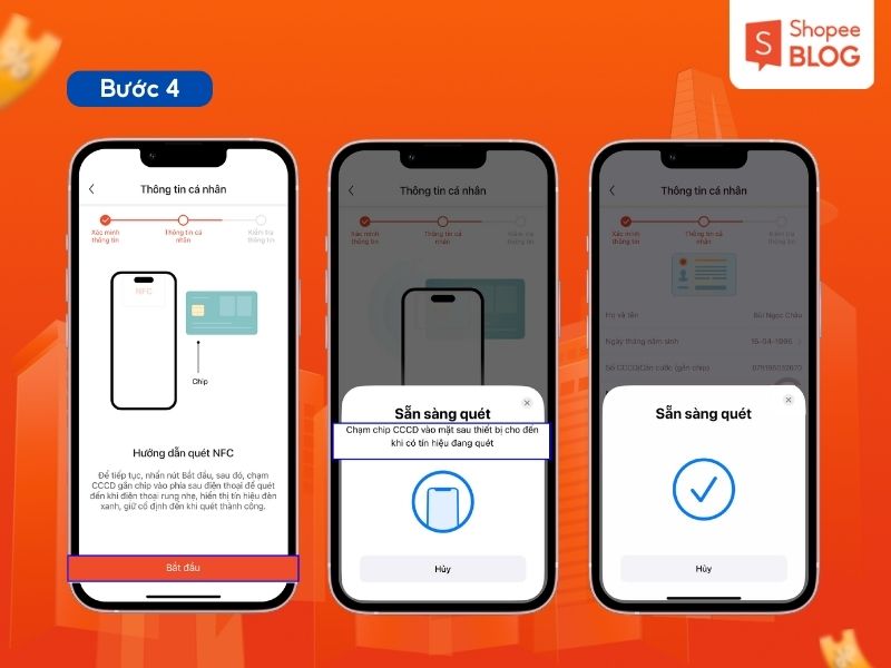 Quy trình tạo tài khoản ShopeePay trên app Shopee