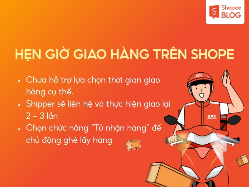 Cách hẹn giờ giao hàng trên Shopee