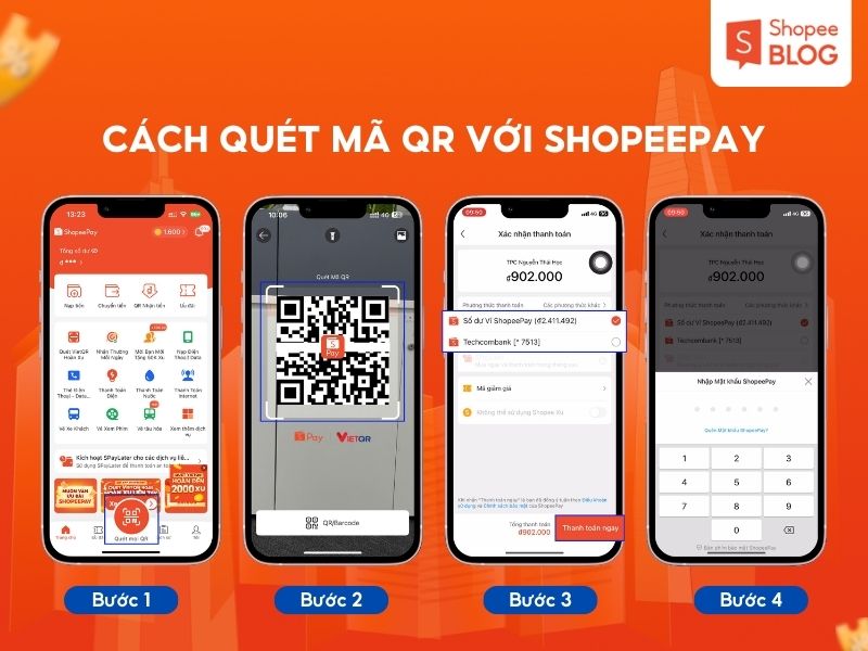 Cách quét mã QR của cửa hàng