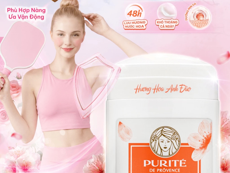 Sáp khử mùi Purité dưỡng trắng và hồng cao cấp