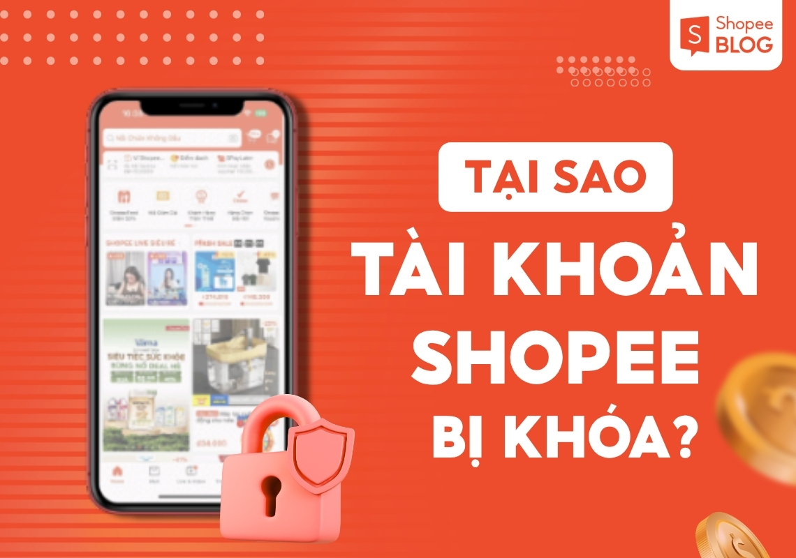 tài khoản shopee bị khóa