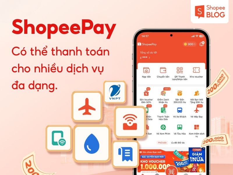 Các tính năng của ví ShopeePay