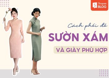 mặc sườn xám đi giày gì