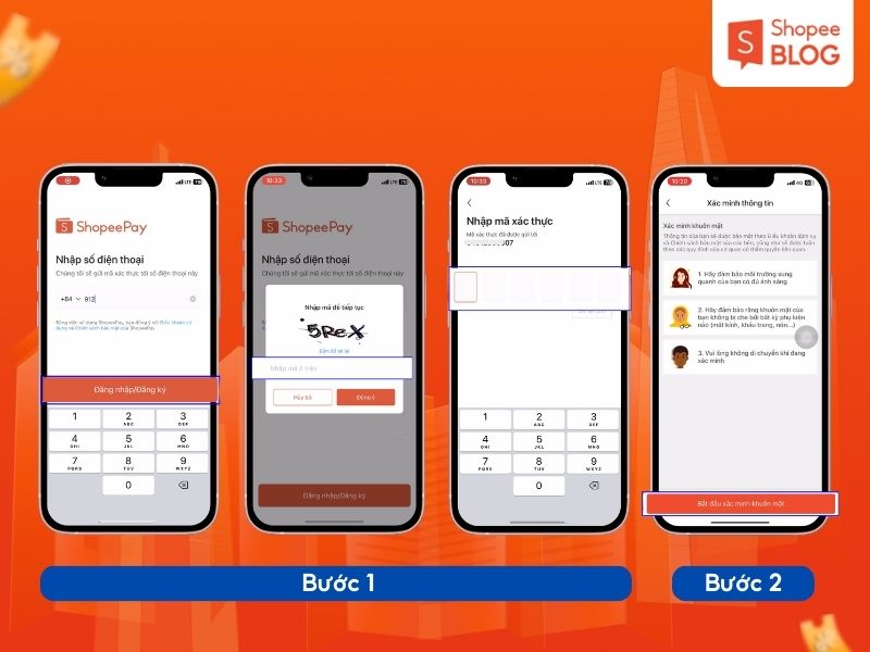 Cách tạo tài khoản ShopeePay trên ứng dụng ShopeePay