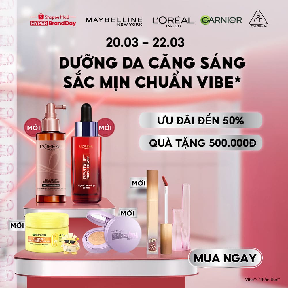 L'Oreal Maybelline 3CE Garnier