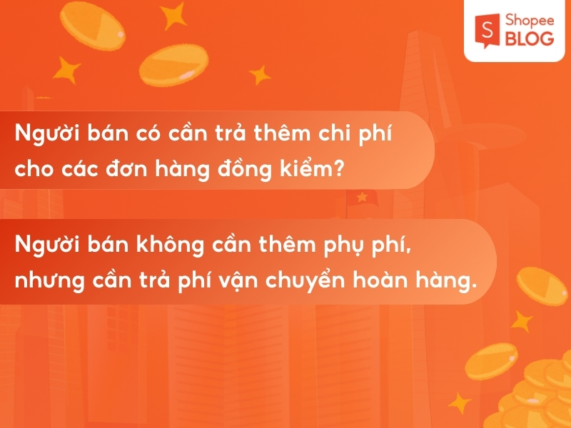 Phụ phí cho người bán khi hoàn hàng