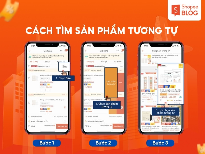 Cách tìm sản phẩm tương tự trên Shopee