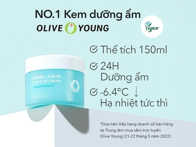 Kem dưỡng ẩm Beyond Angel Aqua Moisture Cream
