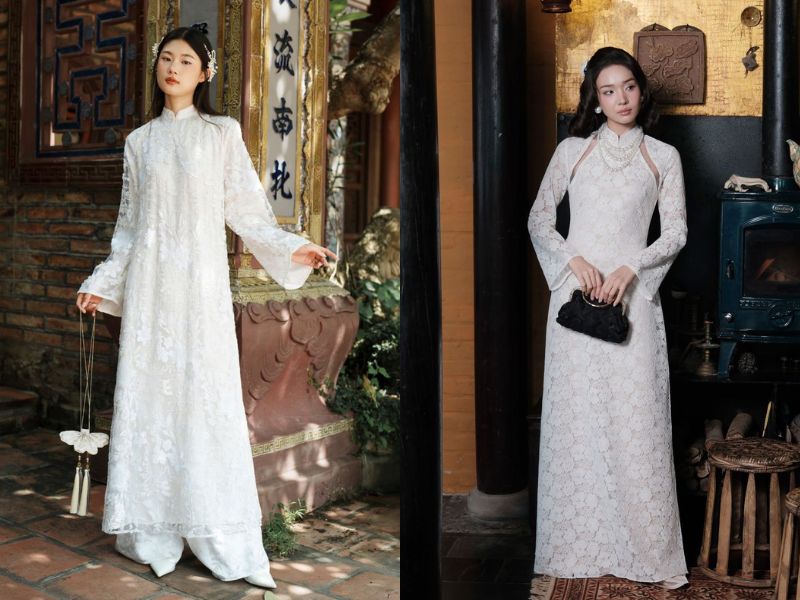 áo dài ren