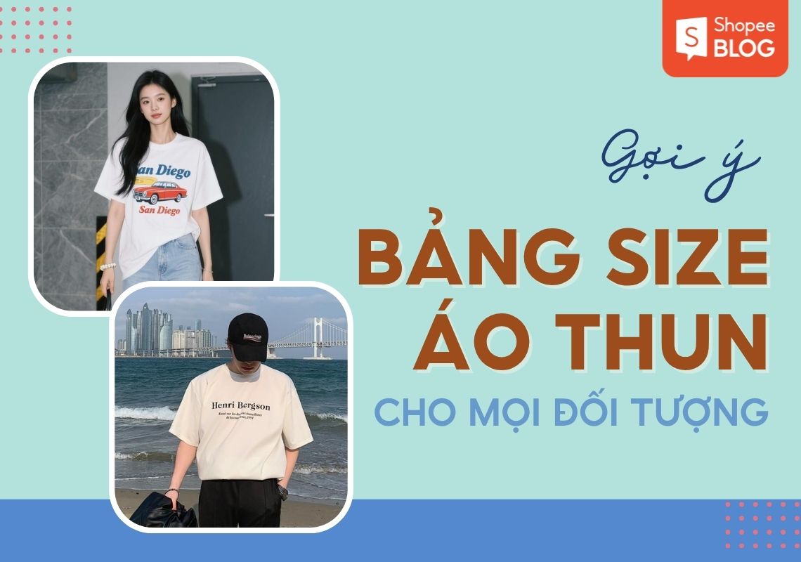 bảng size áo thun