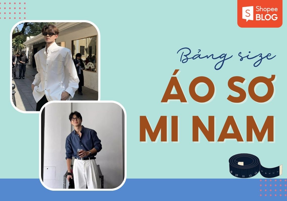 bảng size áo sơ mi nam