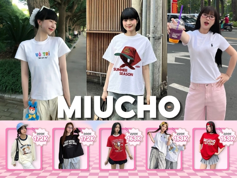 Shope áo thun nữ Miucho