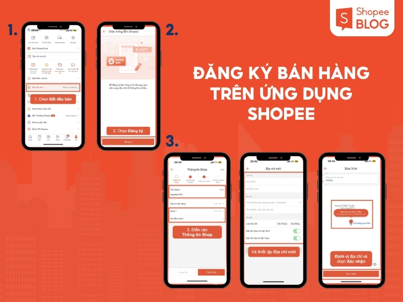 Cách đăng ký tài khoản Shopee bán hàng