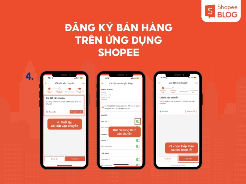 Cách đăng ký tài khoản Shopee bán hàng