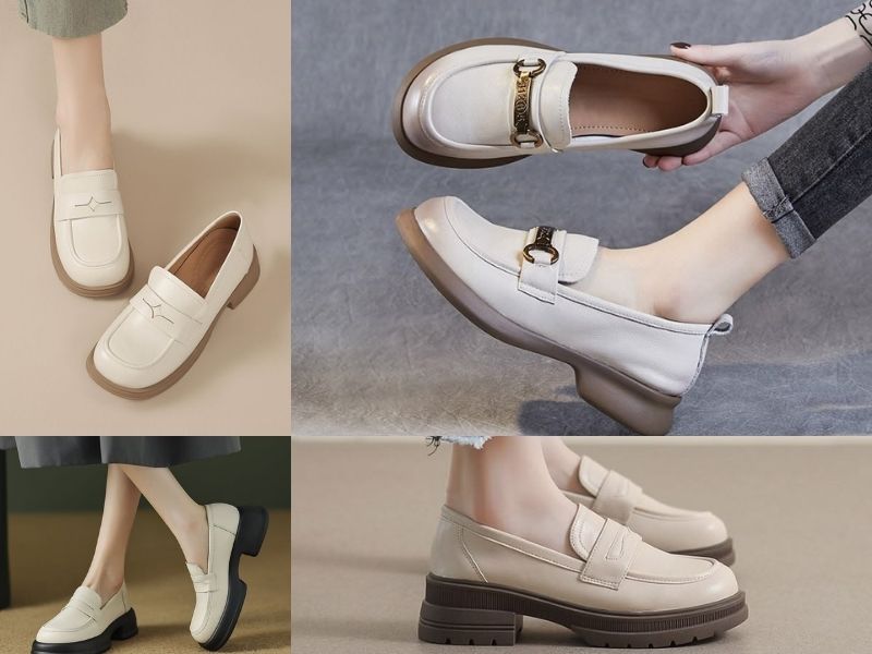 giày Loafer da