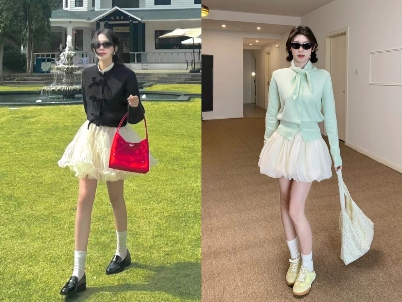 Chân váy xòe nữ tính