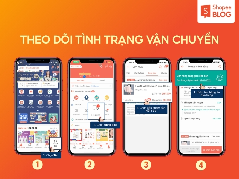 Thông tin vận chuyển đơn hàng