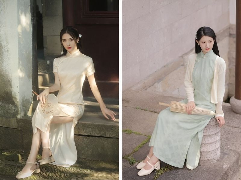 Chọn giày mũi nhọn đi cùng với giày gót vuông 