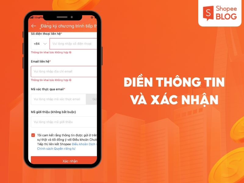 Điền thông tin tiếp thị liên kết là gì