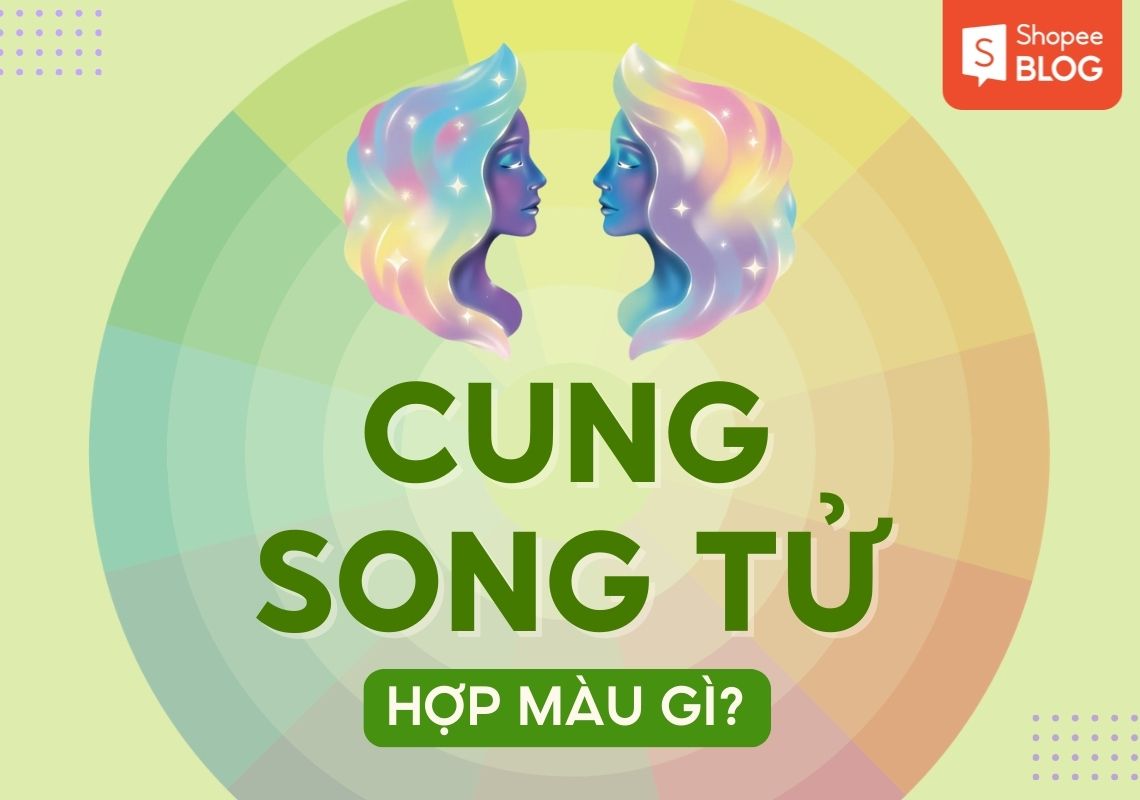 cung song tử hợp màu gì