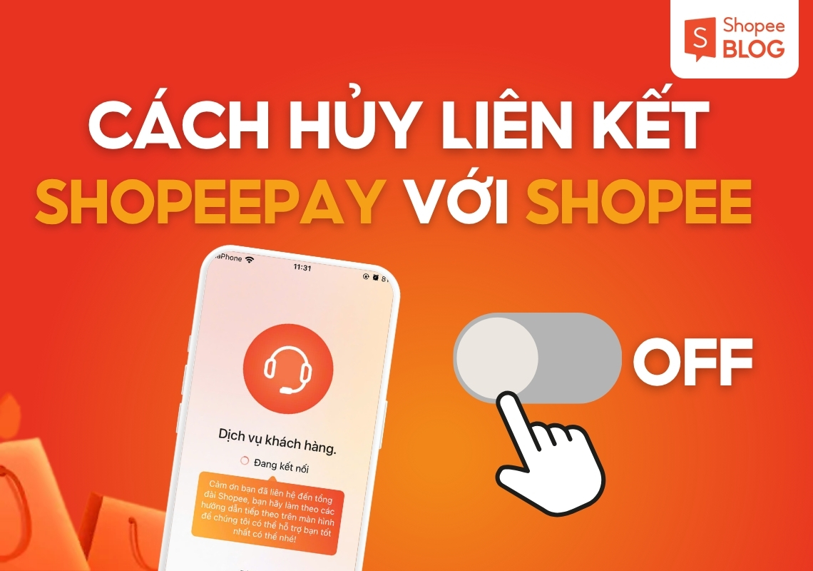 cách hủy liên kết shopeepay với shopee
