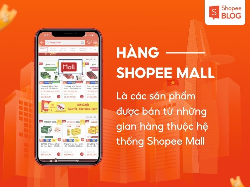 Giải đáp hàng Shopee Mall là gì