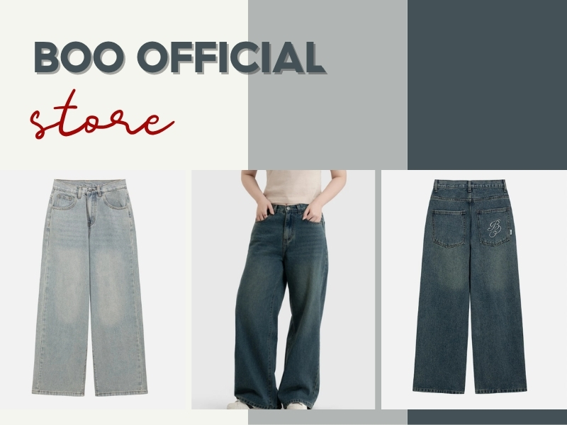 shop quần jean nữ BOO OFFICIAL STORE
