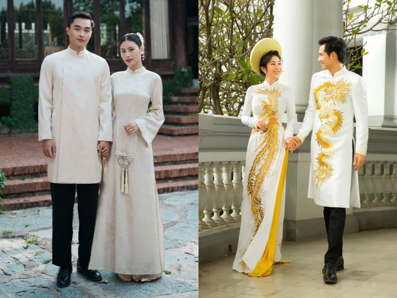 áo dài ăn hỏi