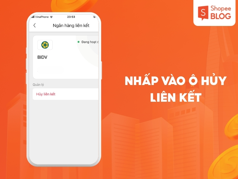 Hủy liên kết ShopeePay