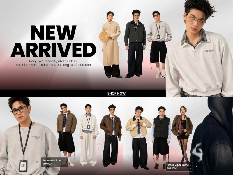 Thời trang nam streetwear của Godmother