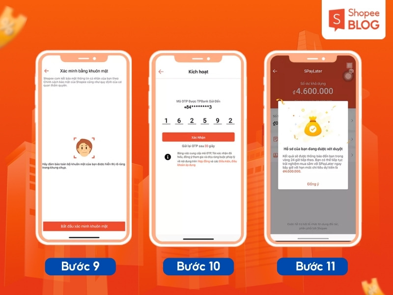 Kích hoạt SPayLater trên Shopee
