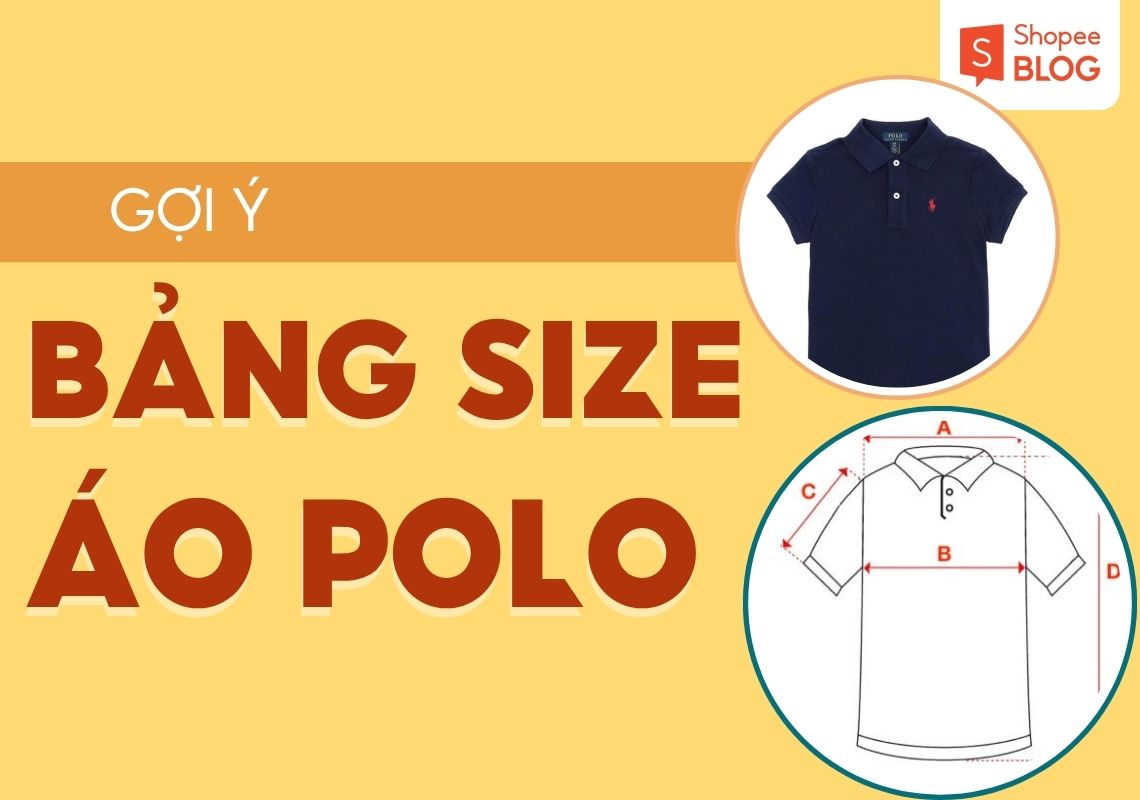 bảng size áo polo