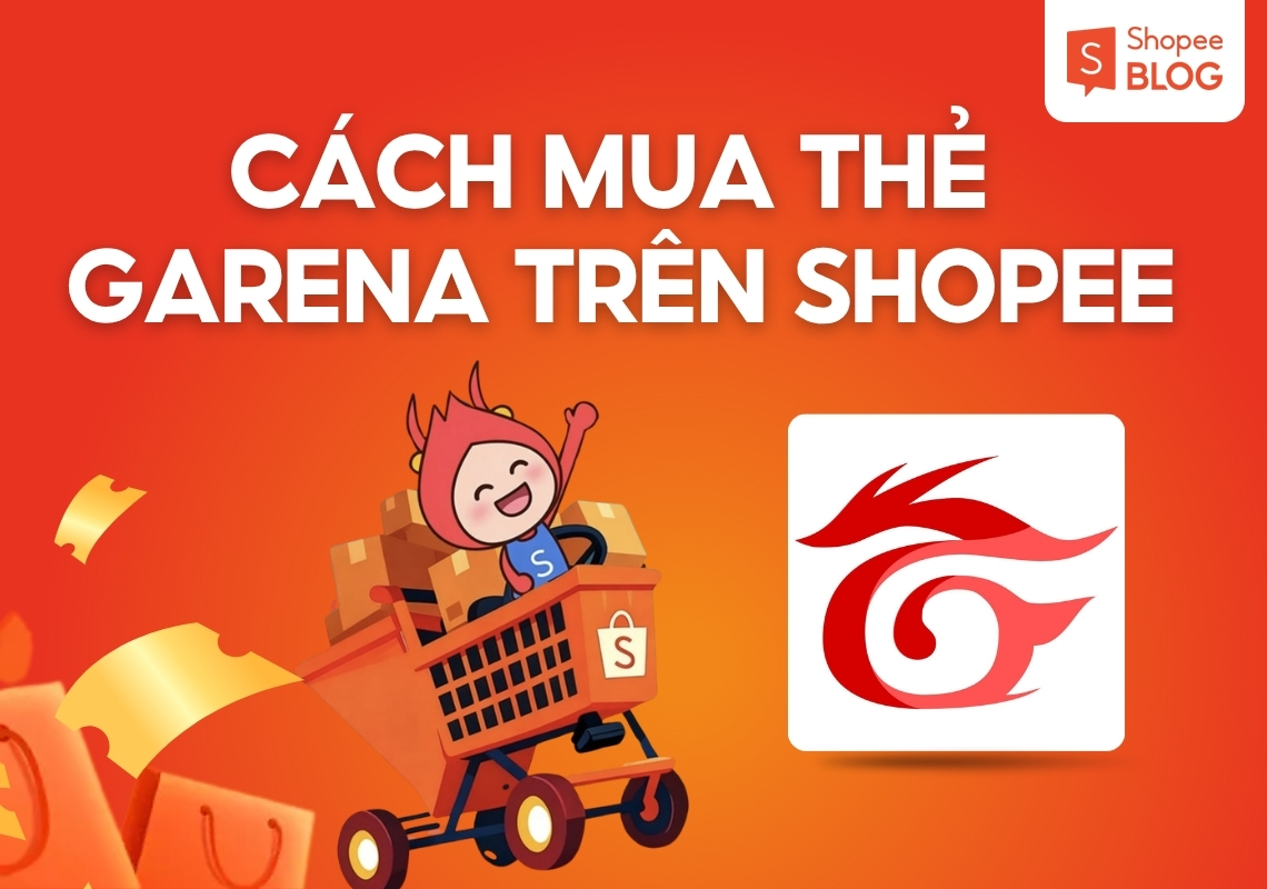 cách mua thẻ garena trên shopee