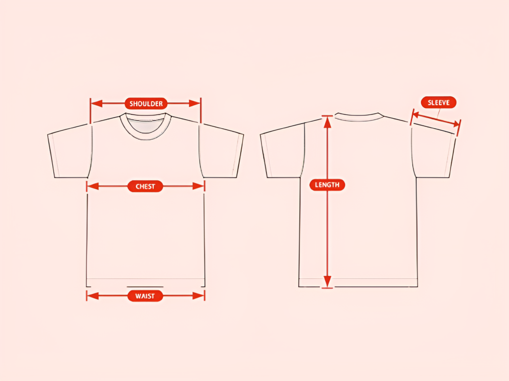 bảng size áo thun