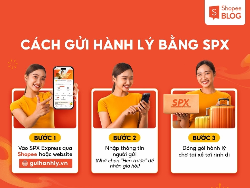 Cách đặt SPX giao hành lý