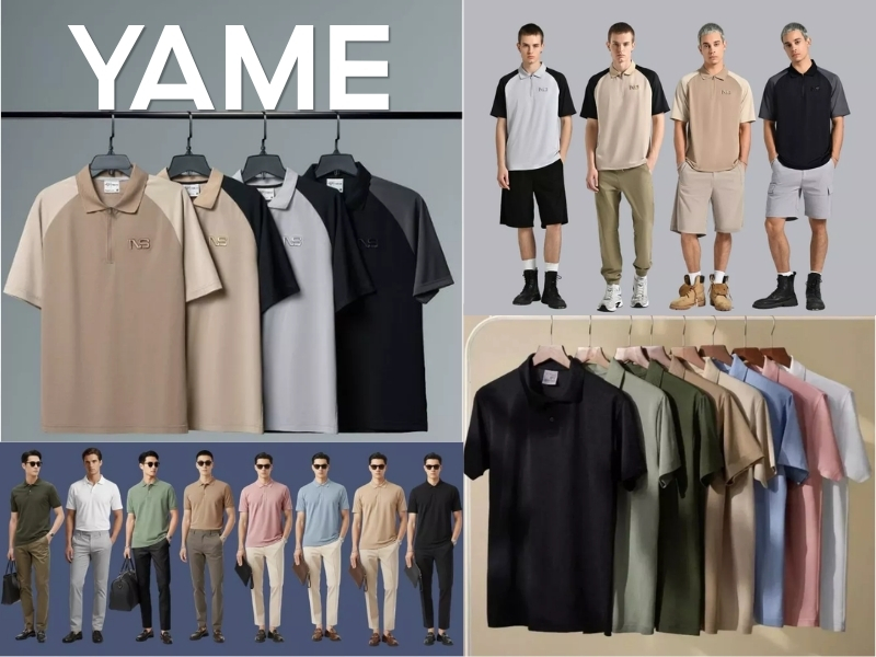 Shop áo thun nam có cổ Yame