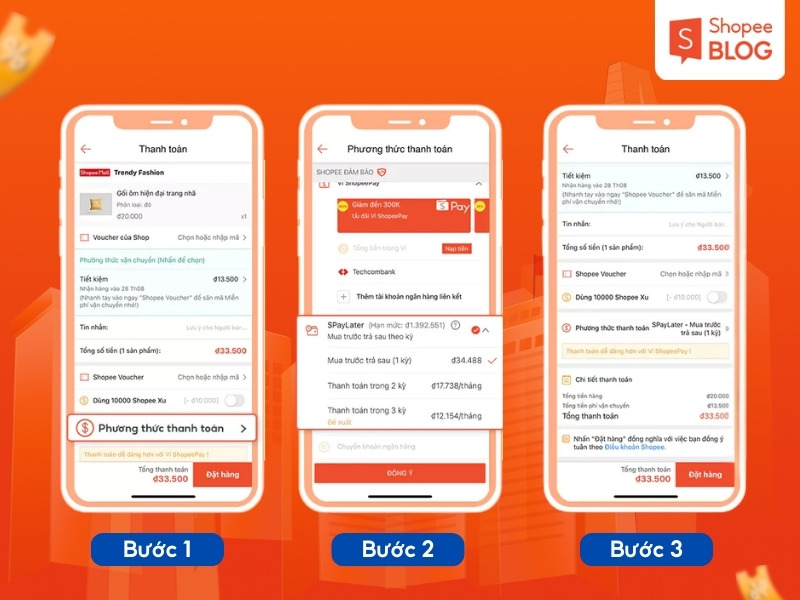 Cách thanh toán đơn hàng bằng SPayLater