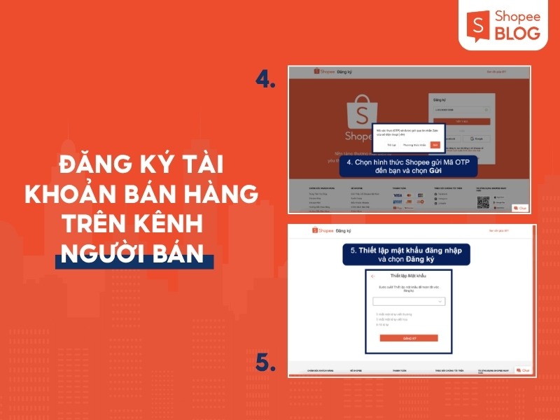 Cách tạo tài khoản bán hàng trên Shopee bằng máy tính