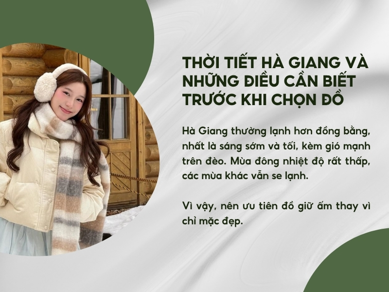 Thời tiết Hà Giang và những điều cần biết trước khi chọn đồ