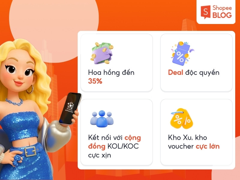 Lợi ích của Shopee Affiliate